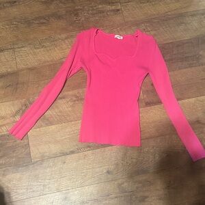Eesome Vibrant Pink Long Sleeve Top